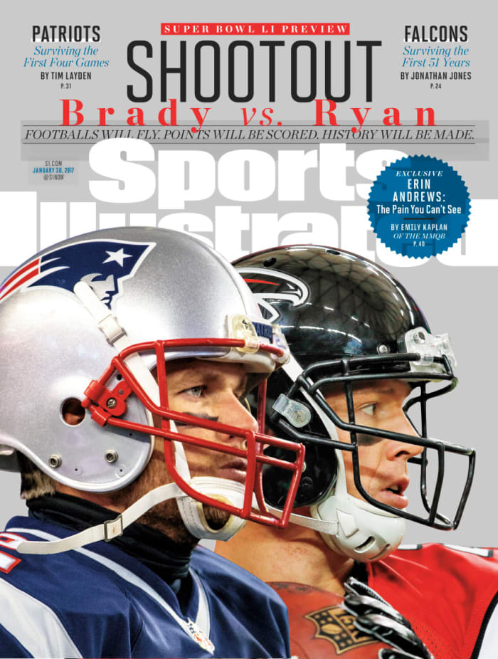 2017 0130 SI cover Tom Brady Matt Ryan